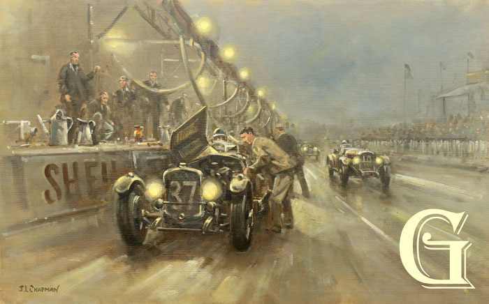 CHAPMAN, PAINTING, LE MANS 1936