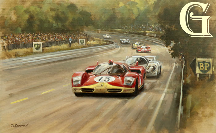 CHAPMAN, PAINTING, LE MANS 1970