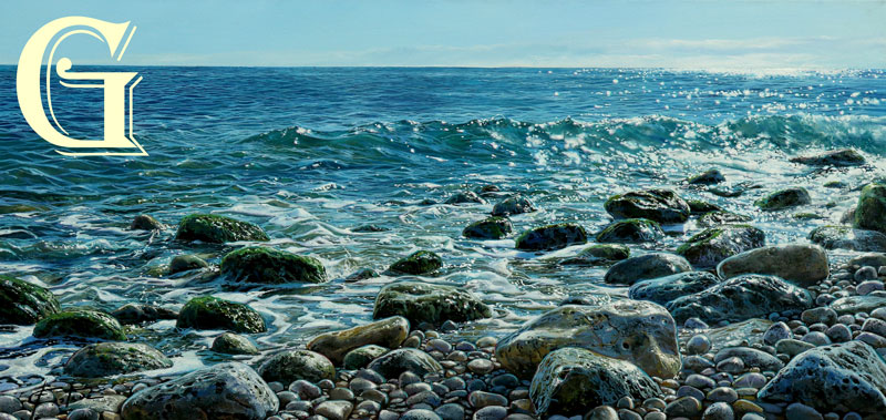 ESTEVE, MARC ESTEVE, OIL PAINTING, SEASPARKLE