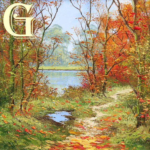 ORIGINAL PAINTING BY TERRY EVANS, AUTUMN GLORY