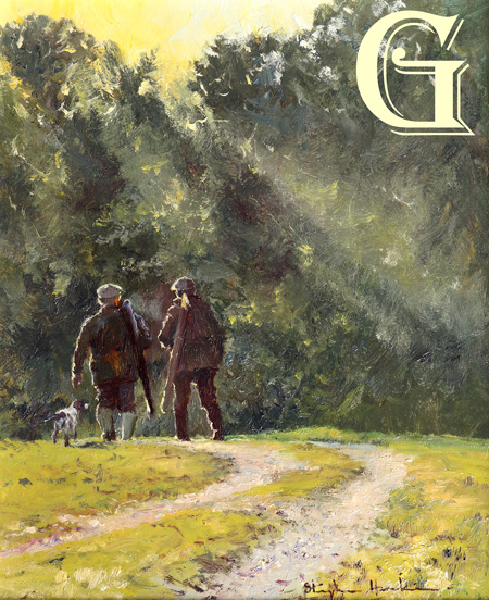 Stephen Hawkins oil painting , ENJOYING THE SUN