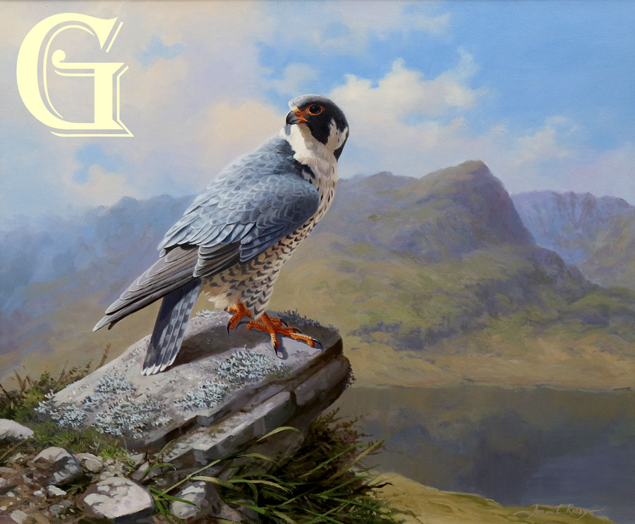 Adrian Rigby, original painting, PRINCE OF THE FELLS