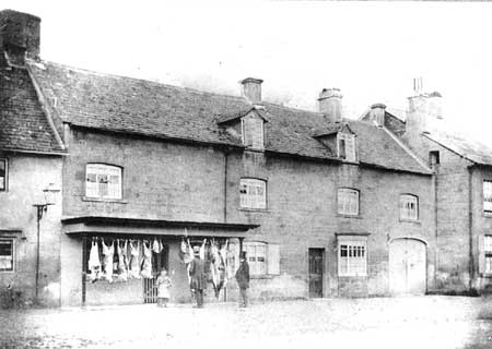 Hollier's the butchers, Moreton in Marsh circa 1860